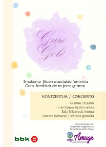 Gure golé ekainak 26 junio concierto kontzertua